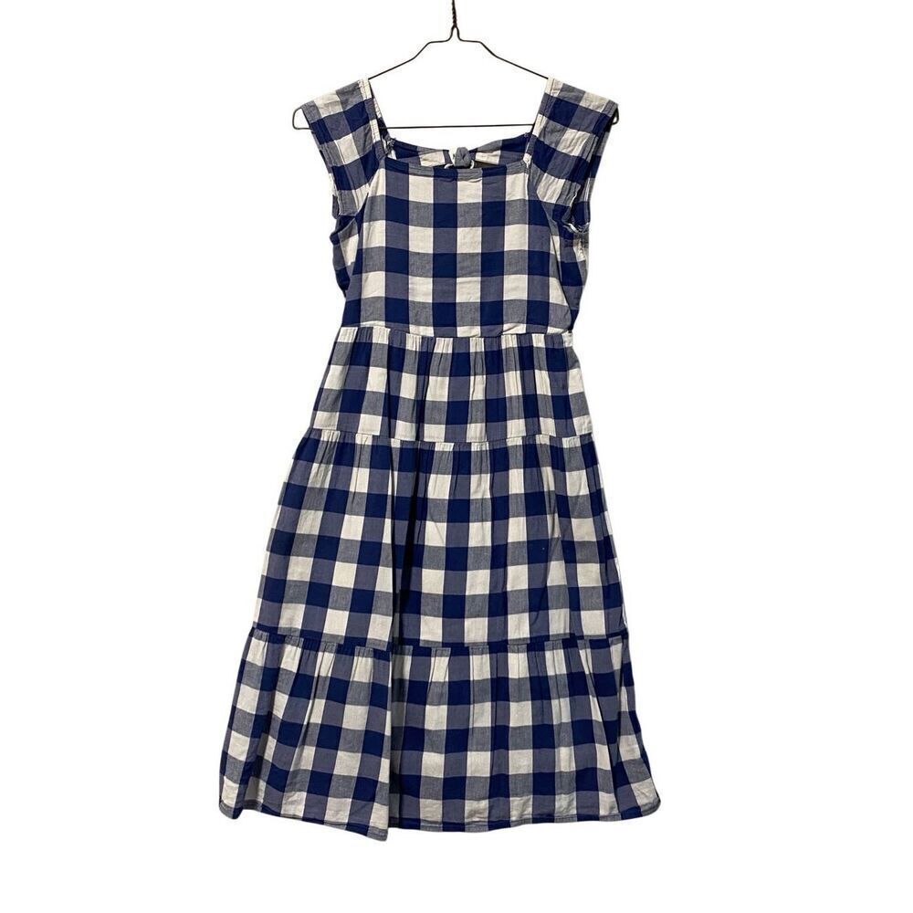 Girl's Old NavyChecked Maxi Tiered Gingham Portrait Dress 14-16